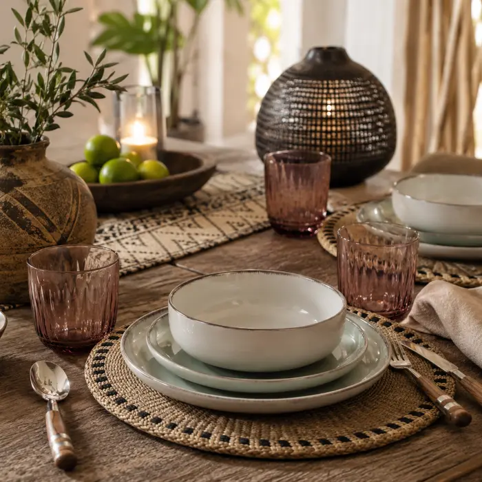 Stoviglie, piatti, bicchieri e accessori tavola vintage industrial shabby chic