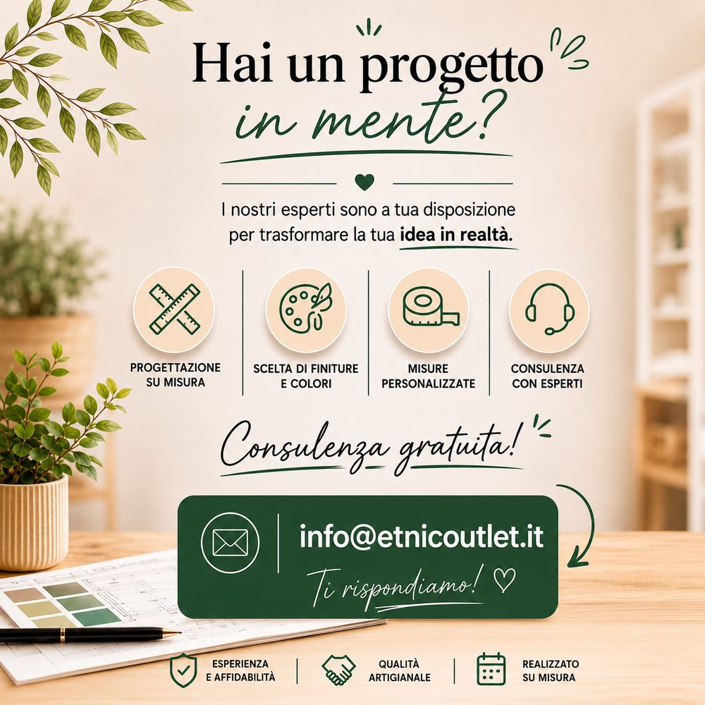 Hai un progetto in mente? Realizziamo mobili su misura in legno massello con progettazione e consulenza gratuita